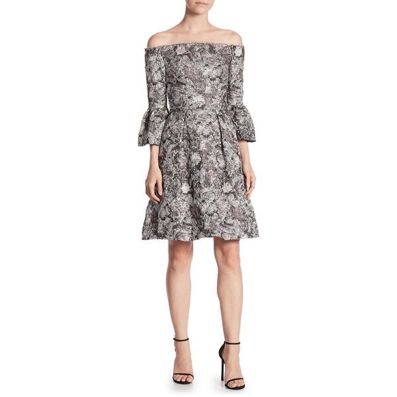 Theia Dresses & Skirts - THEIA off the shoulder cocktail dress